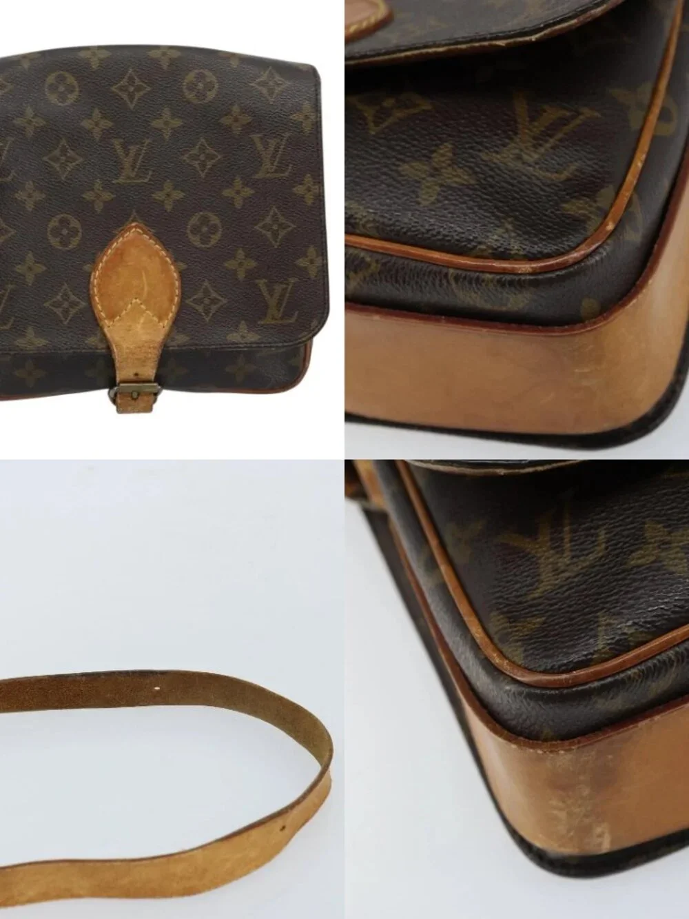 LOUIS VUITTON Monogram Cartouchiere MM Shoulder Bag M51253 LV Auth 172795 - Picture 13 of 15